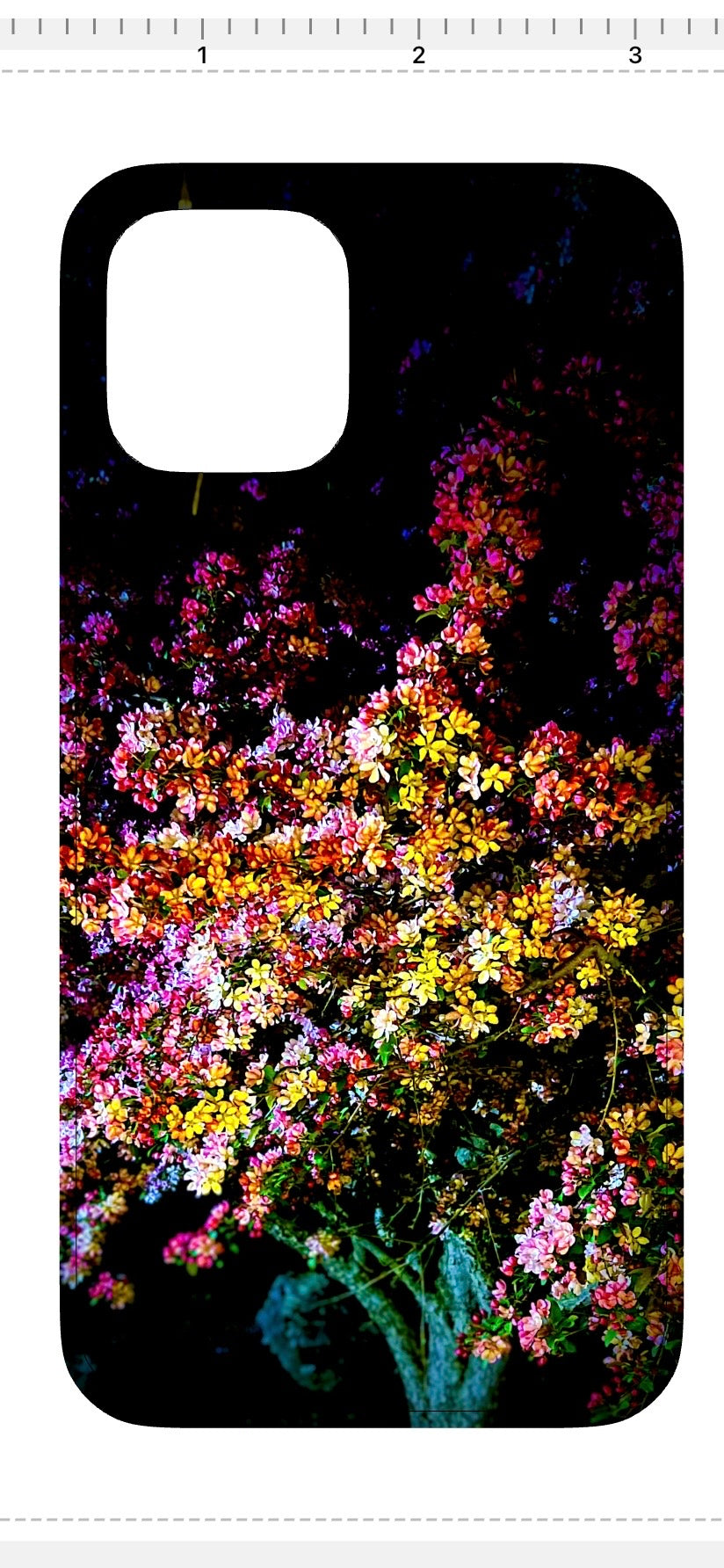 Neon Haunted Forest Phone Skin