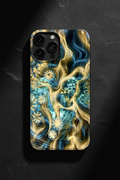 Neon Haunted Forest Phone Skin